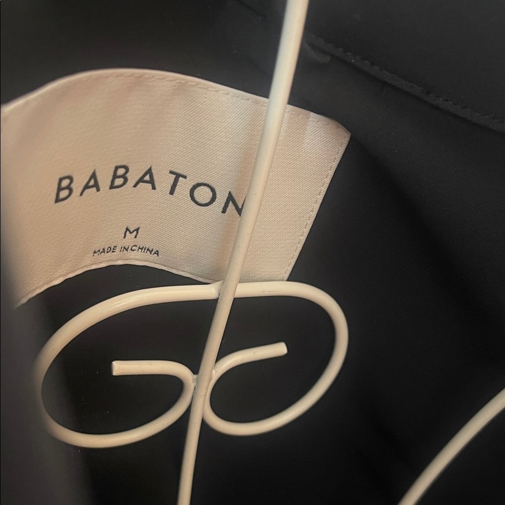 Babaton Black Long Open Front Duster Coat - Picture 7 of 16